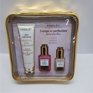 Finley Skincare Trio with Gold Trim